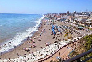 Torremolinos, La Carihuela beach Torremolinos, La Carihuela beach