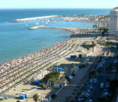 Marina and beaches in Fuengirola